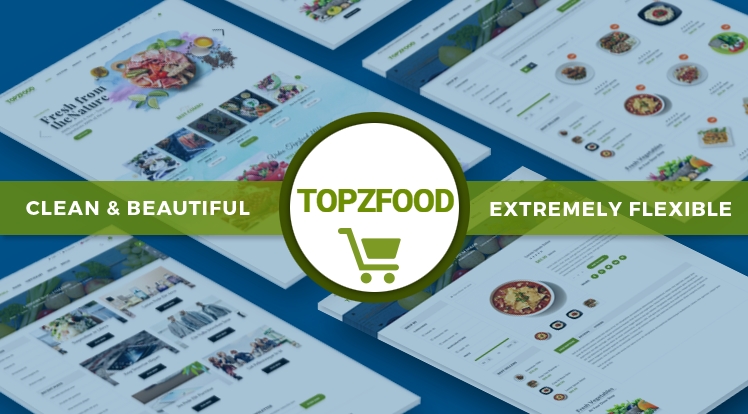 Smartaddons Sj TopzFood v3.9.6 - шаблон еды Joomla VirtueMart слив курса