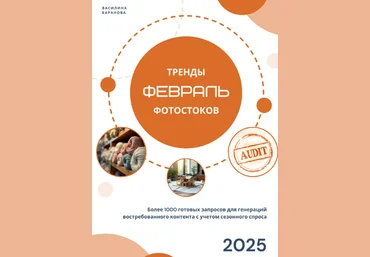 Василина Баранова Тренды фотостоков + Книга низкочастотных запросов Свадьба. Февраль 2025 слив