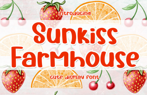 Creativefabrica Sunkiss Farmhouse Font 2021 слив курса