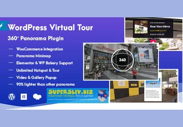 CodeCanyon WordPress Virtual Tour 360 Panorama Plugin v1.0.0 слив