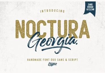 Creativefabrica Noctura Georgia Font слив