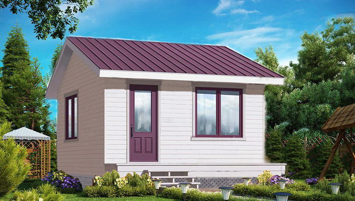 Дачный домик 6х4 своими руками по цене бытовки - House - Gadget слив курса