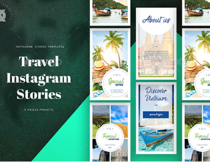 Ggraphicriver Travel Instagram Stories 2019 слив курса