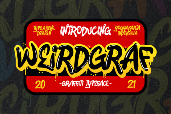 Creativefabrica Weirdgraf Font слив курса