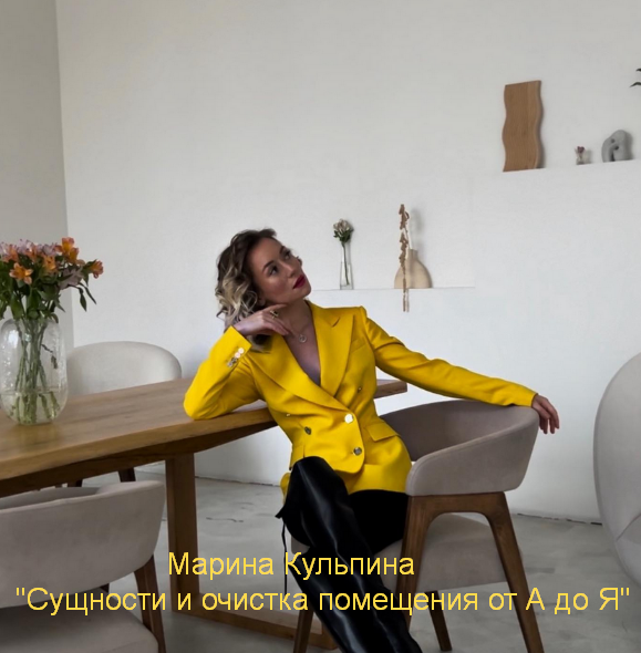 Марина Кульпина Интро-класс Сущности и очистка помещения от А до Я 2023 слив курса