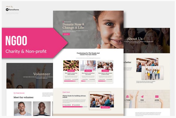 Themeforest NGOO - Non-profit Charity Template Kit слив курса