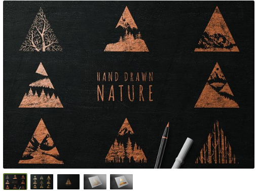 Creativemarket Hand Drawn Nature 2020 слив курса