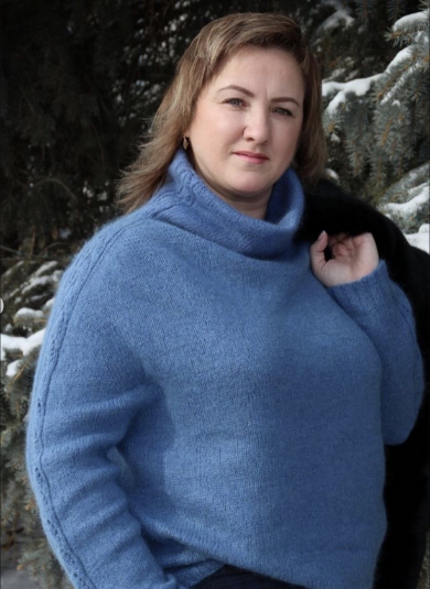 Надежда Барбиер nb_knit Свитер Оver love 2024 слив курса