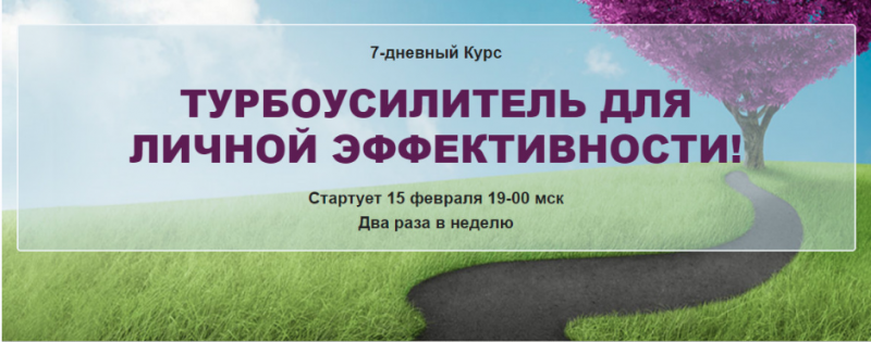 Наталья Зубова Турбоусилитель слив курса