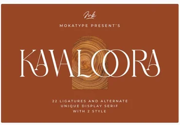 Fontbundles Kavaloora Font 2021 слив