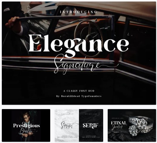 Elements.Envato Elegance Signature Font 2021 слив курса