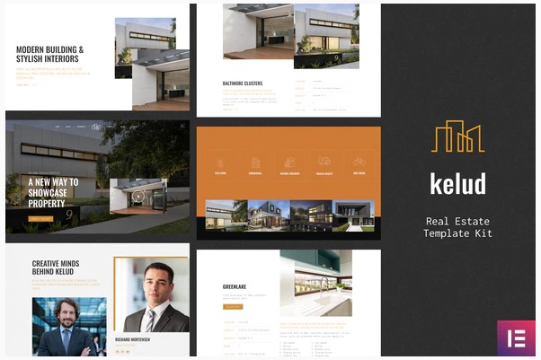 Themeforest Kelud - Real Estate Template Kit слив курса