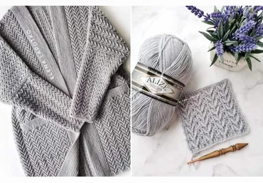 Елена Лапотько knits.elena.l Кардиган Braid 2022 слив
