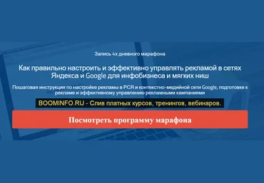Надежда Раюшкина Пошаговая инструкция по настройке рекламы в РСЯ и контекстно-медийной сети Google слив