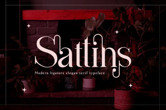 Creativefabrica Sattins Font 2021 слив курса