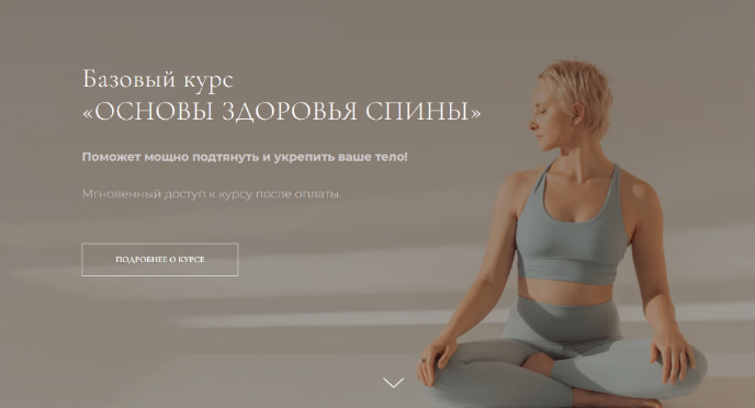 Мария Амбург Amburg Основы здоровья спины. Тариф Стандарт 2022 слив курса