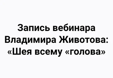 Владимир Животов Шея всему голова 2020 слив
