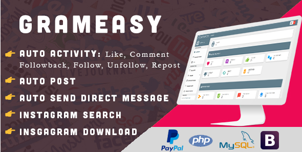 GramEasy - Instagram Automatic Tool слив курса