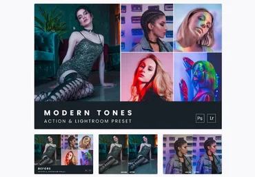Elements.Envato Modern Tones Action & Lightroom Preset 2021 скачать слив