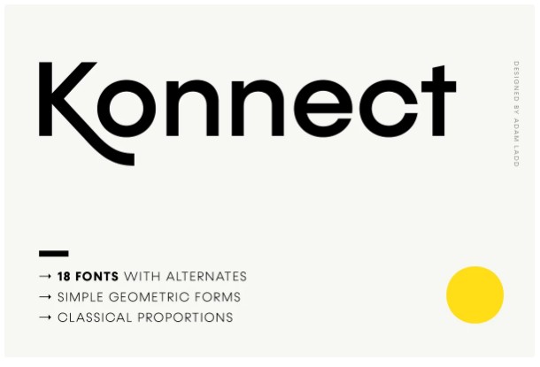 Creativemarket Konnect Font Family 2021 слив курса