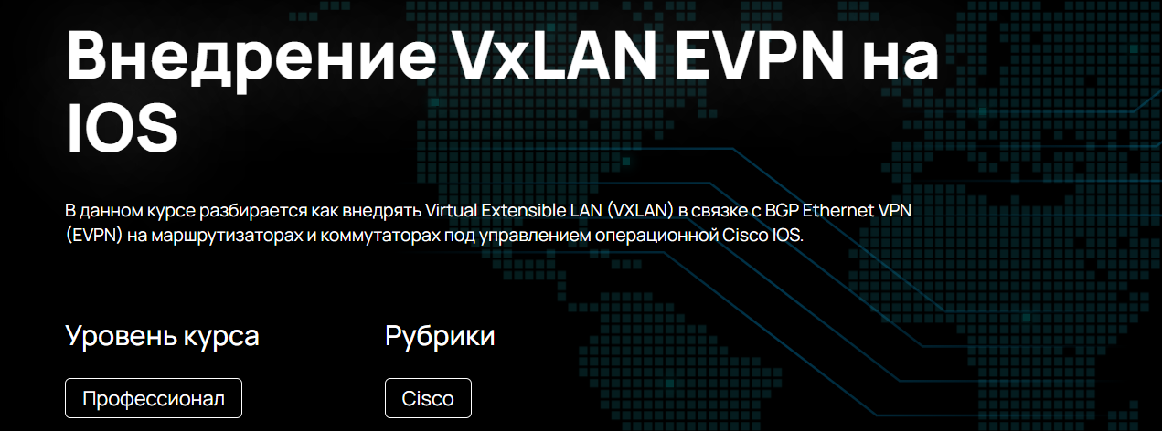 n4e.ru Алексей Гусев — Внедрение VxLAN EVPN на IOS 2024 слив курса
