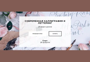 Саша Гога Современная каллиграфия и леттеринг 2019 слив