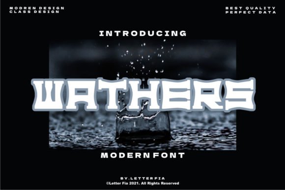 Creativefabrica Wathers Font 2021 слив курса