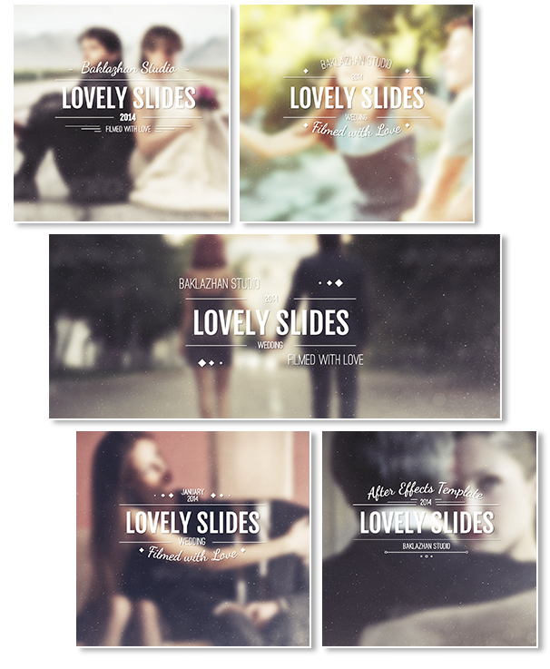Слайд-Шоу Aftereffects Lovely Slides   видео инструкция слив курса