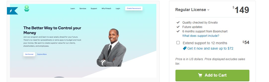CodeCanyon Fintech 3.0.0 - платформа финансовых решений слив курса