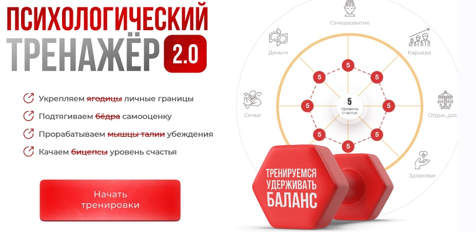 Вика Дмитриева Психологический тренажер 2.0 Апрель 2025 слив курса