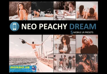 DesignBundles Neo Peachy Dream mobile lightroom presets 2019 слив