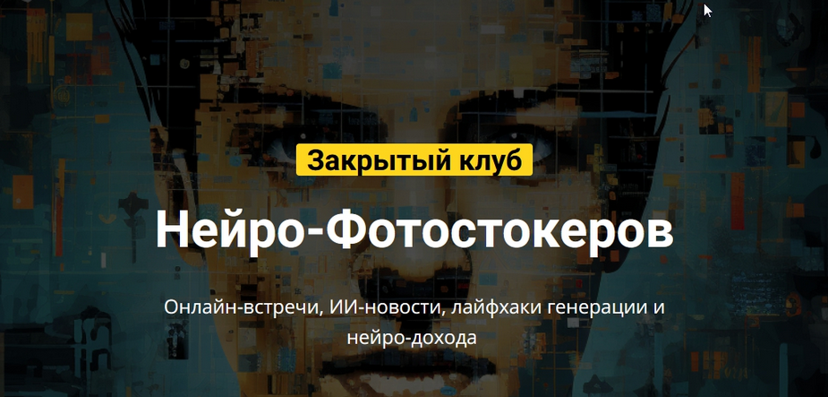 Вадим Закиров Закрытый клуб нейро-фотостокеров на Май 2024 слив курса