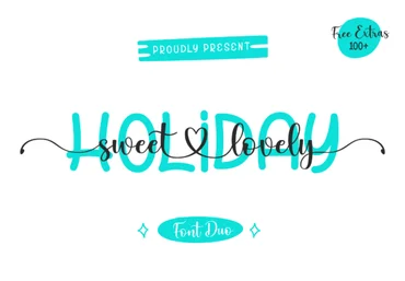 Creativefabrica Holiday Sweet Lovely Font 2021 слив