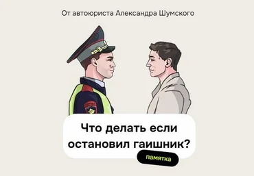 Александр Шумский Памятка Что делать, если остановил гаишник? 2023 слив