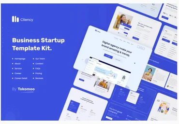 Themeforest Clientcy - Business & Startup Elementor Template Kit слив