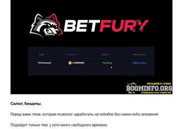 Luiz Заработок на Betfury 2021 слив