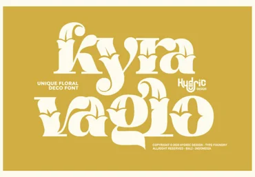 Creativefabrica Kyra Vaglo Font слив