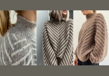NORgardknitters Вяжи.ру Стильный пуловер My Herringbone jumper 2023 слив