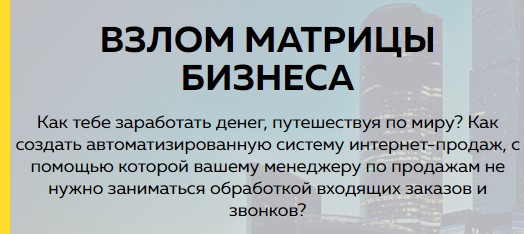 Аяз Шабутдинов Онлайн урок. Взлом матрицы бизнеса. слив курса