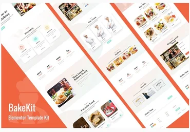 Themeforest Bakekit - Food and Cake Elementor Template слив