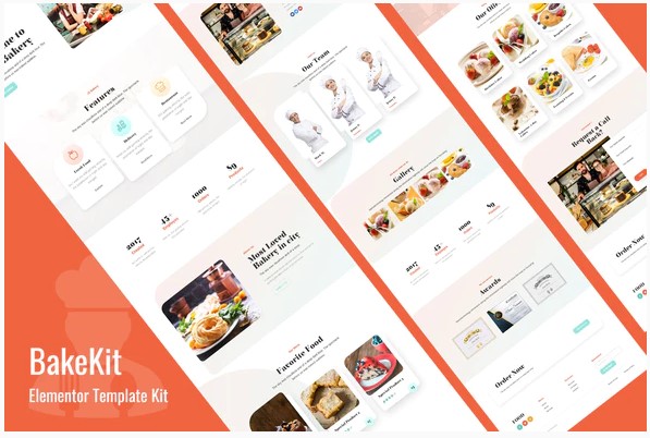 Themeforest Bakekit - Food and Cake Elementor Template слив курса