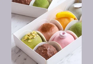 Алина Макарова Cake School Азиатская коллекция начинок моти 2025 слив