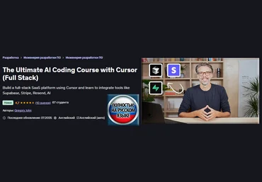 Грегори Джон Udemy Полноценный курс по ИИ-программированию на Cursor AI 2025 скачать слив
