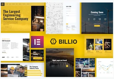 Themeforest Billio - Engineering Service Template Kit скачать слив