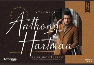 Creativefabrica Anthony Hartman Font слив