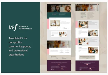 Themeforest Women’s Foundation - Non-Profit WordPress Elementor Template Kit скачать слив