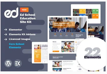Themeforest EdSchool - Education Template Kit слив