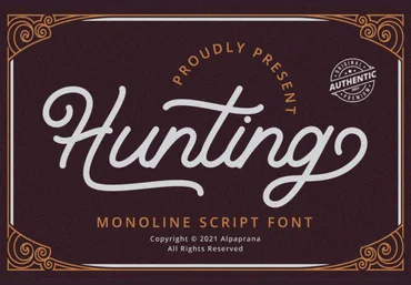Creativefabrica Hunting Font слив