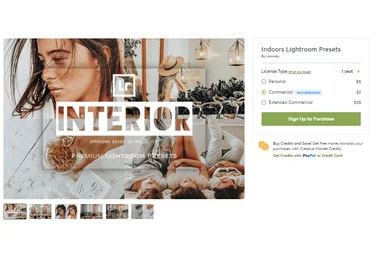 Creativemarket Indoors Lightroom Presets 2020 слив