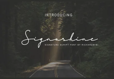 Сreativefabrica Signashine Font слив